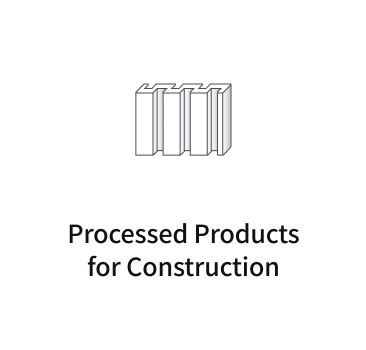 processed products for construction